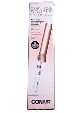 CONAIR | Double Ceramic Curling Iron 1 1/2 Inch ( 38 mm ) XL Barrel
